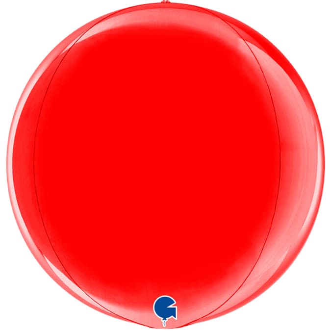 (image for) 15" Red Globe Foil Balloons