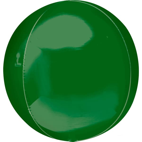 (image for) 15" Dark Green Globe Foil Balloons