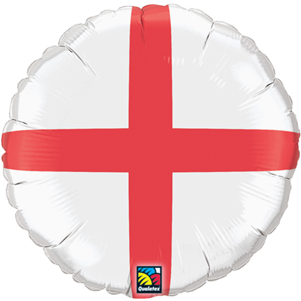 18" St Georges Cross Foil Balloons