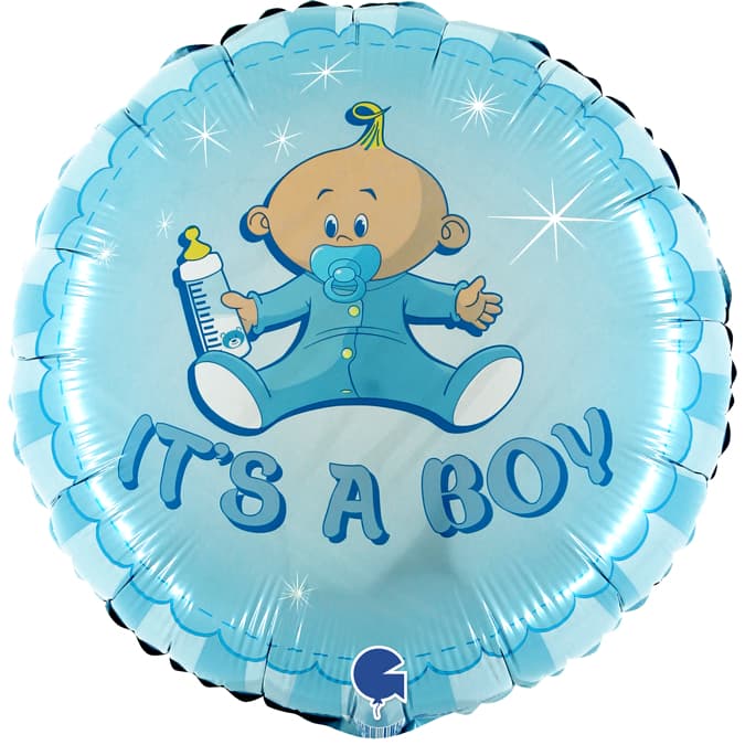 (image for) 18" It's a Boy Foil Balloons