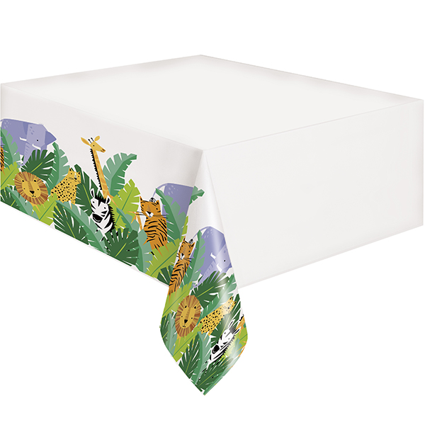 (image for) Animal Safari Plastic Tablecover 1pk