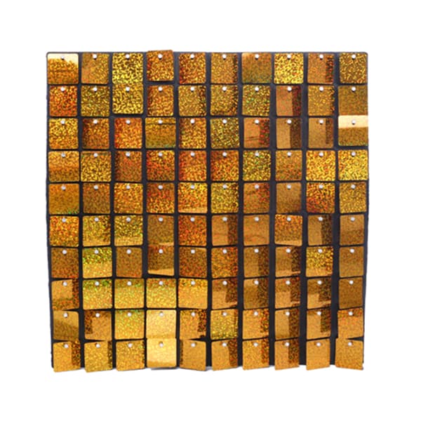 (image for) Gold Holographic Sequin Wall Panels