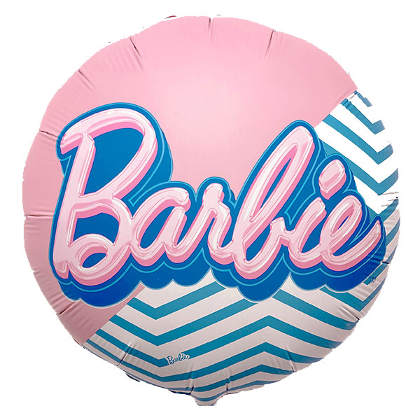 18" Barbie Round Foil Balloons