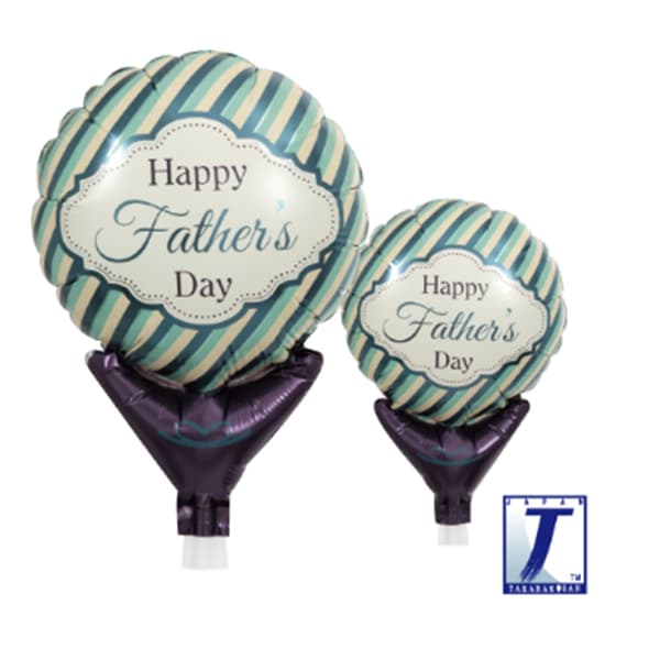 (image for) 5" Happy Fathers Day Upright Balloons