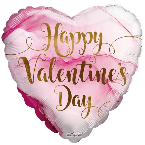 (image for) 18" Happy Valentines Day Pink Foil Balloons