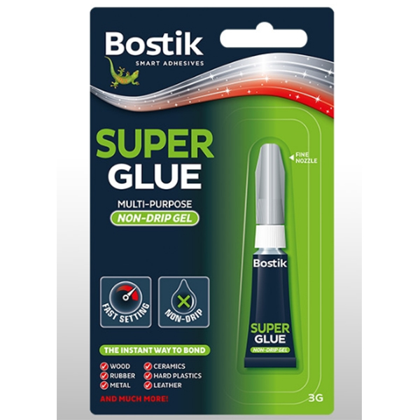 (image for) Bostik Super Glue Non-Drip Gel Tube