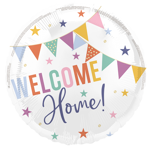 (image for) 18" Welcome Home Foil Balloons