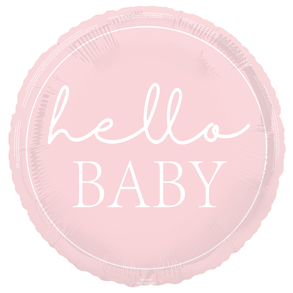 (image for) 18" Pink Baby Shower Foil Balloons