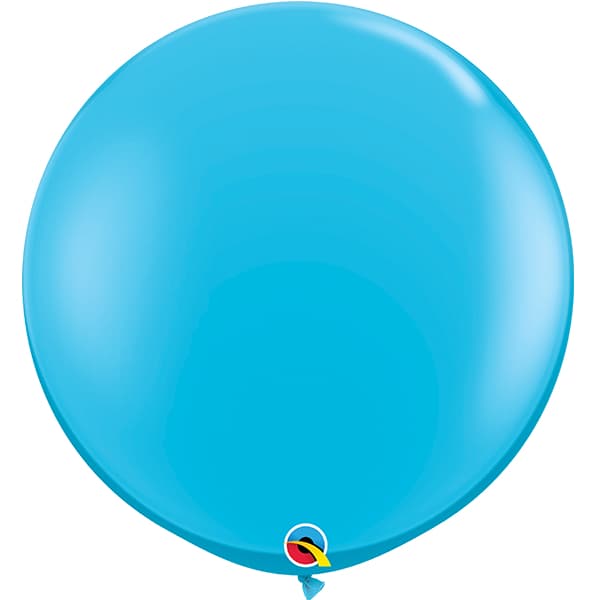 (image for) 3ft Robins Egg Blue Latex Balloons 2pk