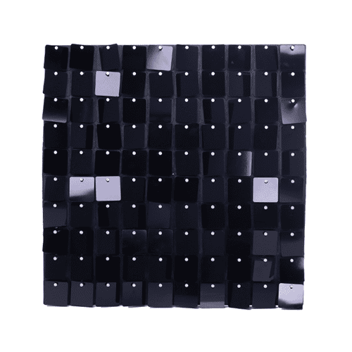 Black Sequin Wall Panels