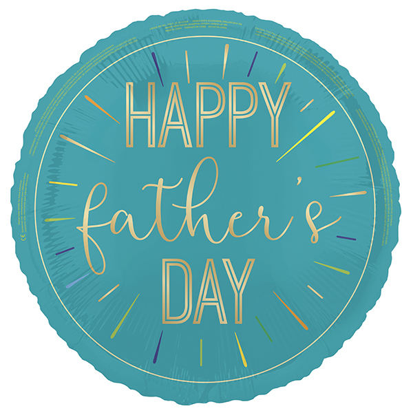 18" Happy Fathers Day Dad Foil Balloons