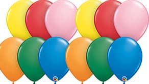 (image for) 9 Inch Plain Latex Qualatex Balloons