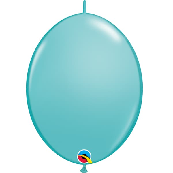 (image for) 6" Caribbean Blue Quick Link Latex Balloons 50pk