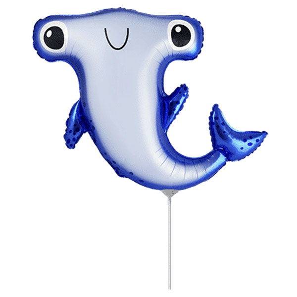 11" Hammerhead Shark Air Fill Foil Balloon