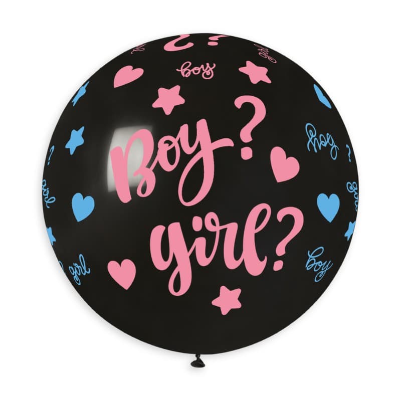 (image for) 31" Boy? Girl? Latex Balloons 10pk