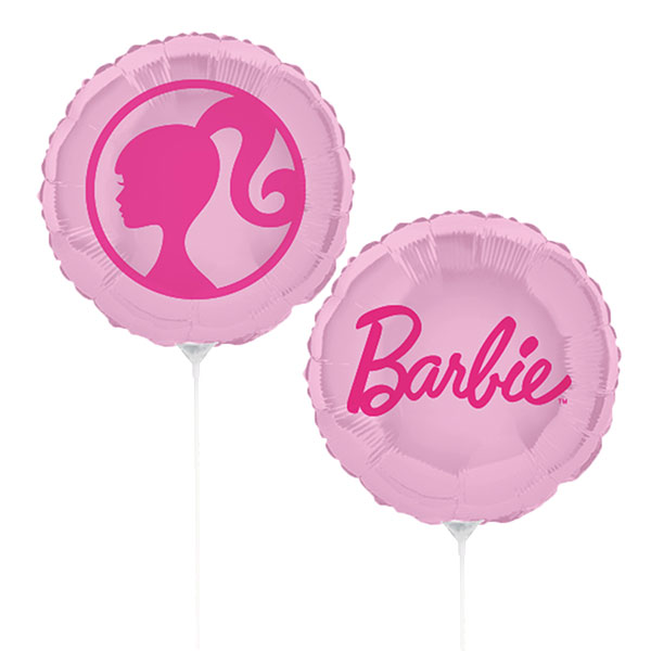 9" Barbie Air Fill Foil Balloons