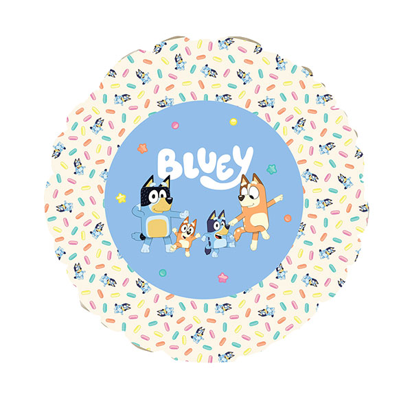 (image for) 9" Bluey Air Fill Foil Balloons