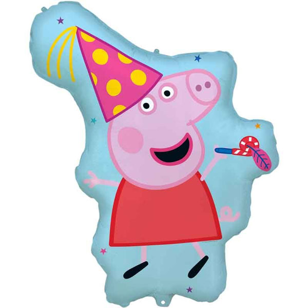 Peppa Pig Shaped Foil Balloons