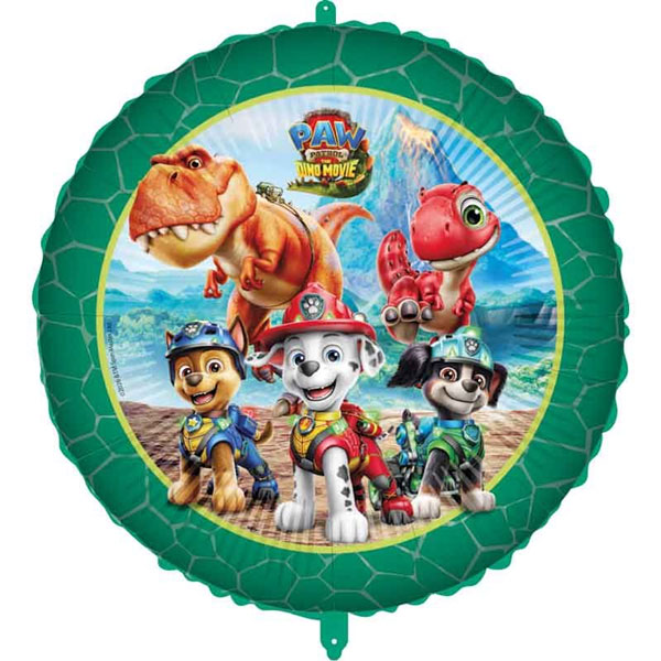 (image for) 18" Paw Patrol Dino Movies Foil Balloons
