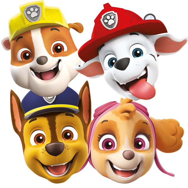 (image for) Paw Patrol Party Paper Masks 8pk