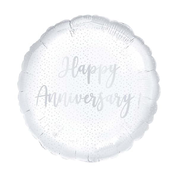 (image for) 18" Happy Anniversary Foil Balloons