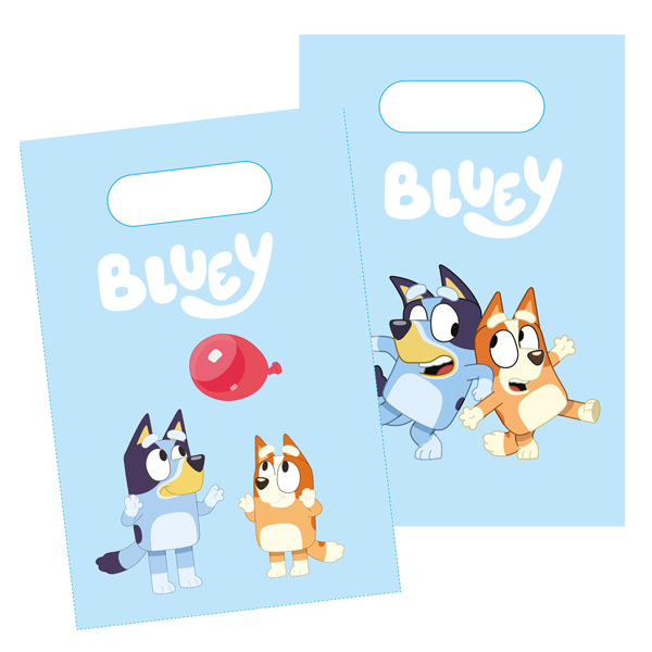 (image for) Bluey Paper Loot Bags 8pk