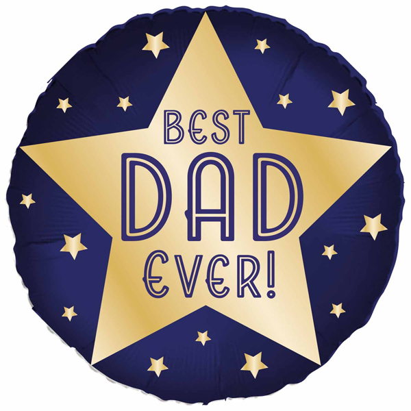 (image for) 18" Best Dad Ever! Foil Balloons