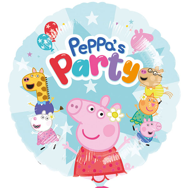 (image for) 18" Peppa Pig Party Foil Balloon