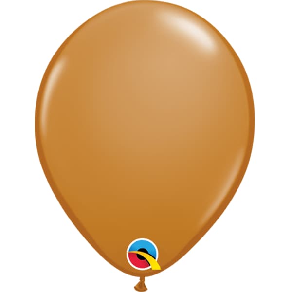 (image for) 11" Mocha Brown Latex Balloons 100pk