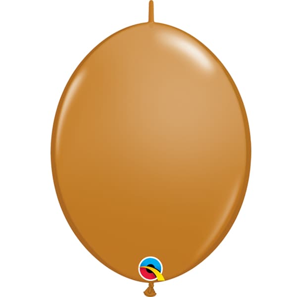 (image for) 6" Mocha Brown Quick Link Latex Balloons 50pk