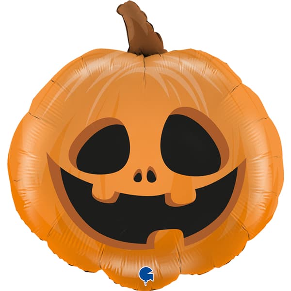 (image for) Orange Pumpkin Shape Balloons