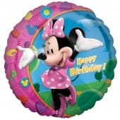 18" Minnie Happy Birthday Foil Balloons