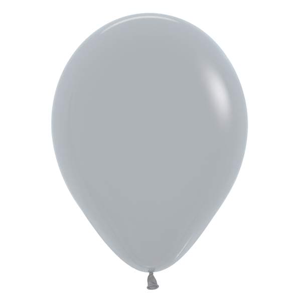 (image for) 5" Fashion Grey Latex Balloons 100pk