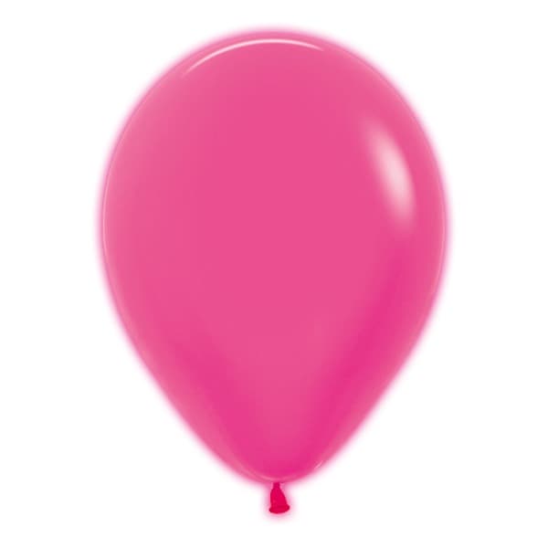 (image for) 5" Neon Magenta Latex Balloons 50pk