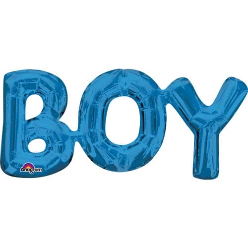 (image for) 20" Boy Blue Air Filled Balloons Kit