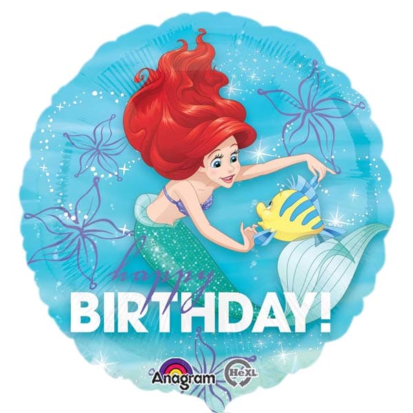 (image for) 18" Ariel Dream Big Birthday Foil Balloons