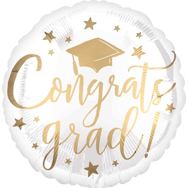 (image for) 18" Congrats Grad Foil Balloons