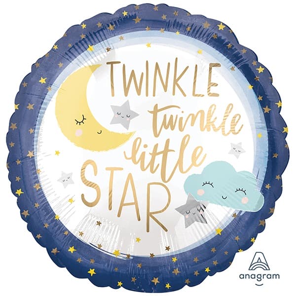 (image for) 18" Twinkle Little Star Foil Balloons