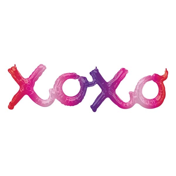 (image for) 39" XOXO Ombre Phrase Air Filled Balloons