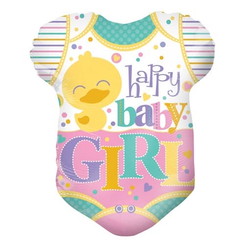 (image for) 18" Baby Girls Clothes Shape Foil Balloons