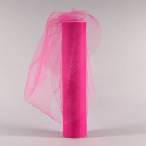 (image for) Hot Pink Tulle 12" x 25Y