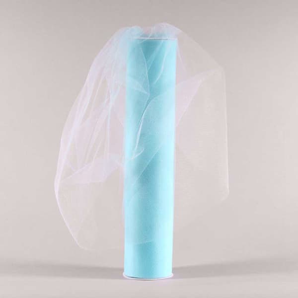 (image for) Light Blue Tulle 12" x 25Y