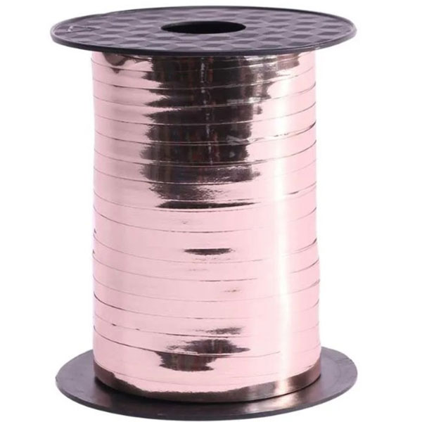(image for) Metallic Rose Gold Curling Ribbon 250m