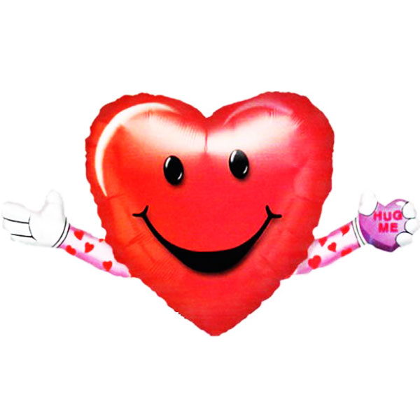 (image for) Hug Me Heart Supershape Balloon