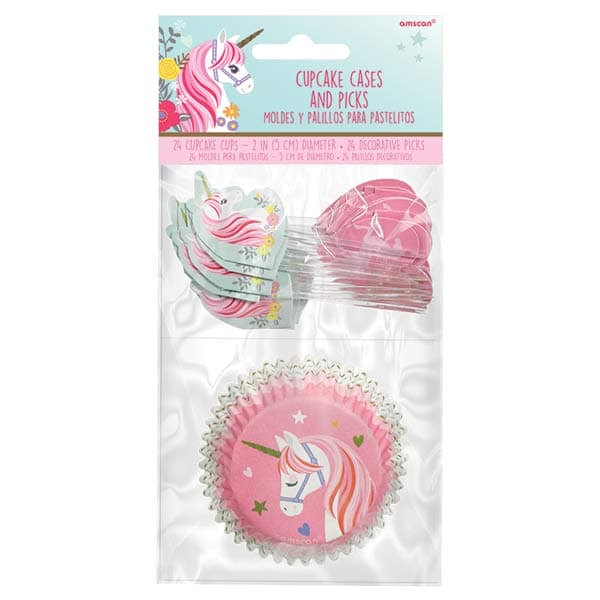 (image for) Magical Unicorn Cake Cases & Picks