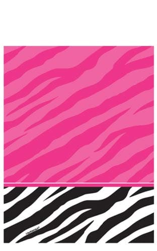 (image for) Zebra Party Plastic Tablecover 1pk