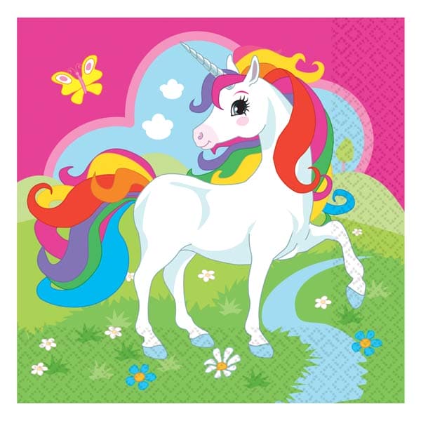 (image for) Unicorn Luncheon Napkins 20pk