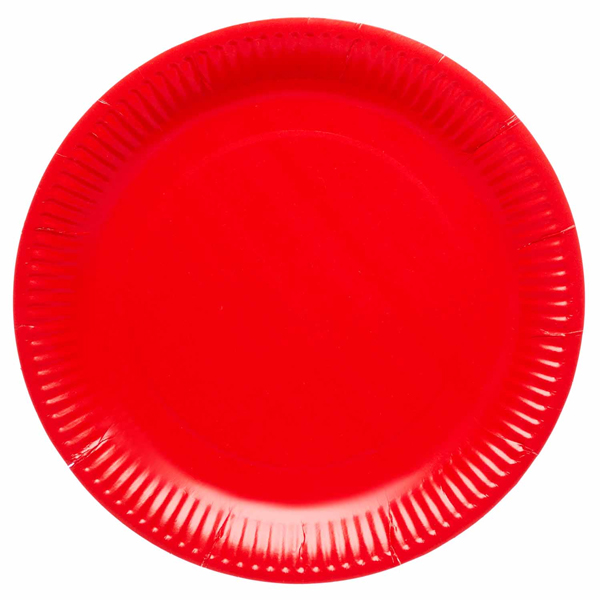 (image for) Fiesta Red Paper Plates 8pk