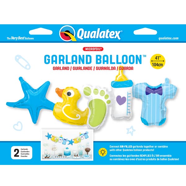 (image for) 41" Baby Boy Garland