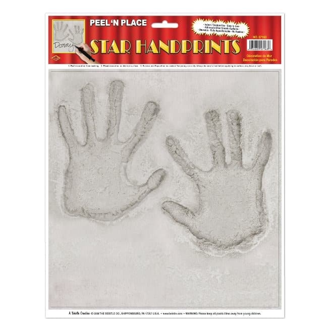 (image for) Star Handprint Peel and Place